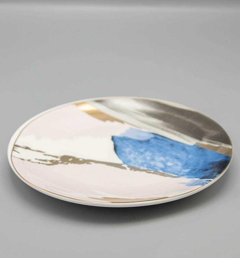 8“  ROND PLATE
W BROWN BO image