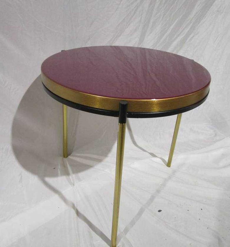 TABLE  BURGUNDY image