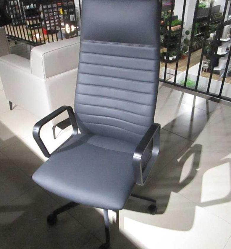 SWIVEL CHAIR, PU, HIGH BA image