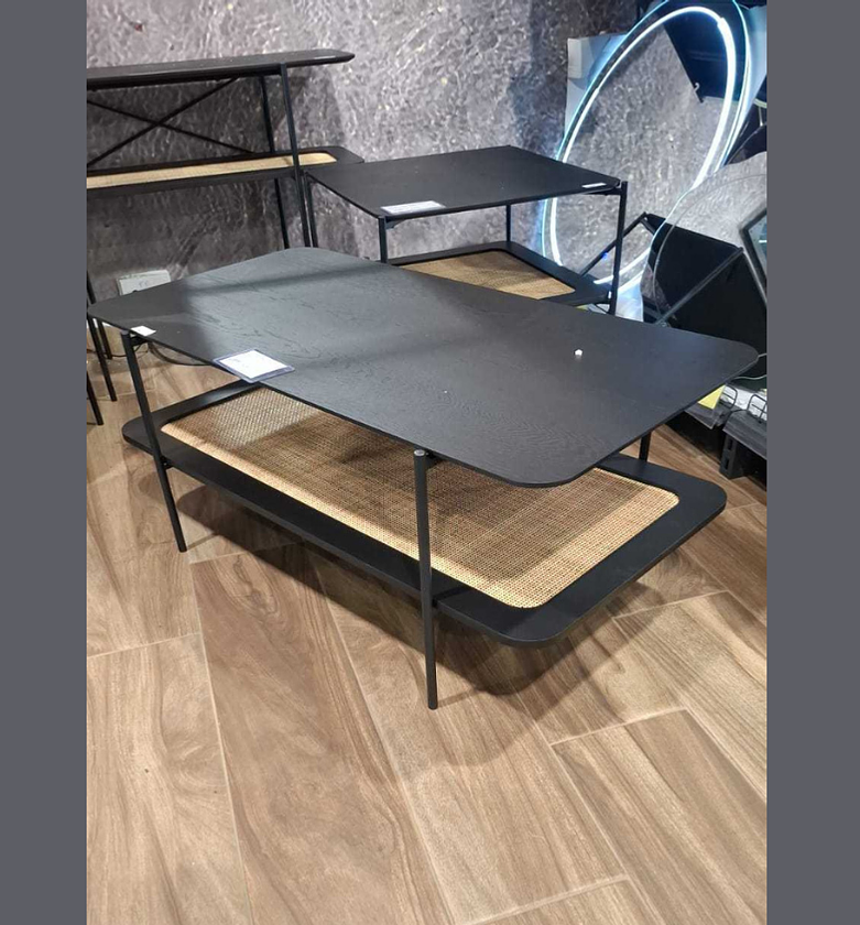 Coffee table mdf veneer, natural image