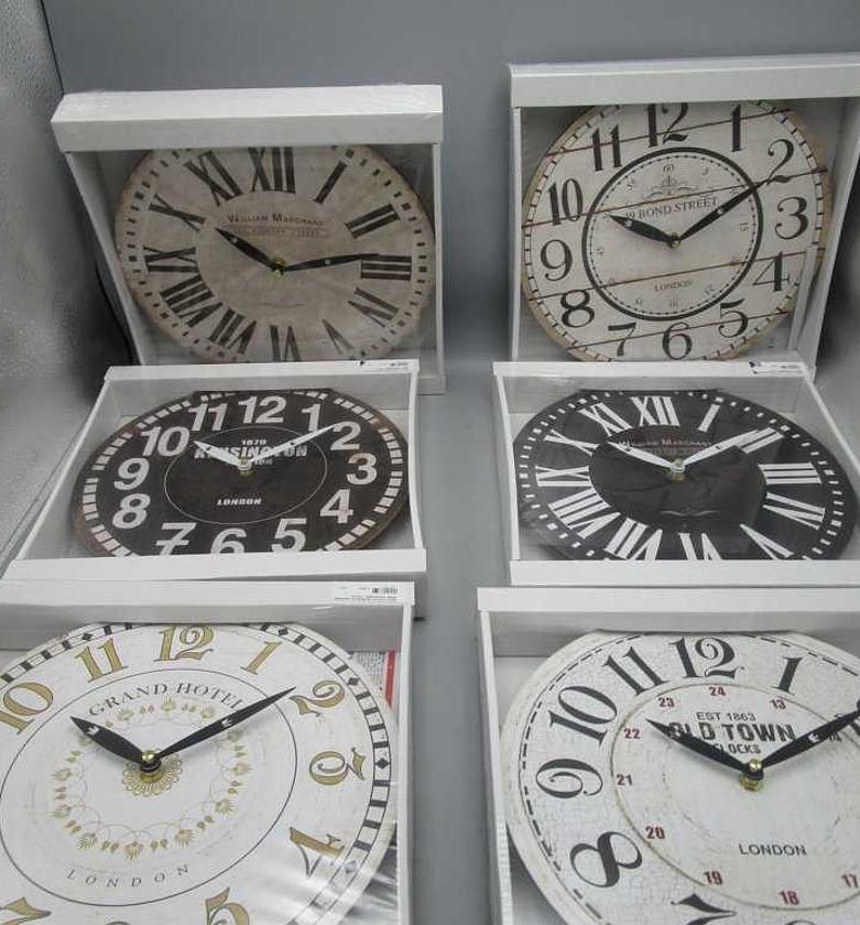 Clock wall 28cm 6ass designs image