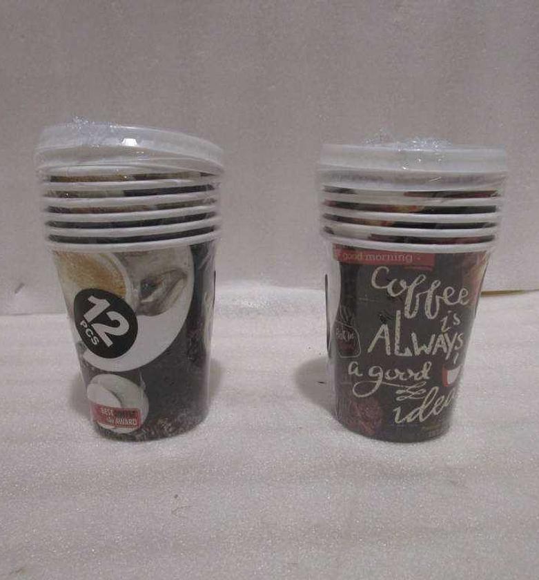 CUP PAPER 240ML 12PCS 2AS image