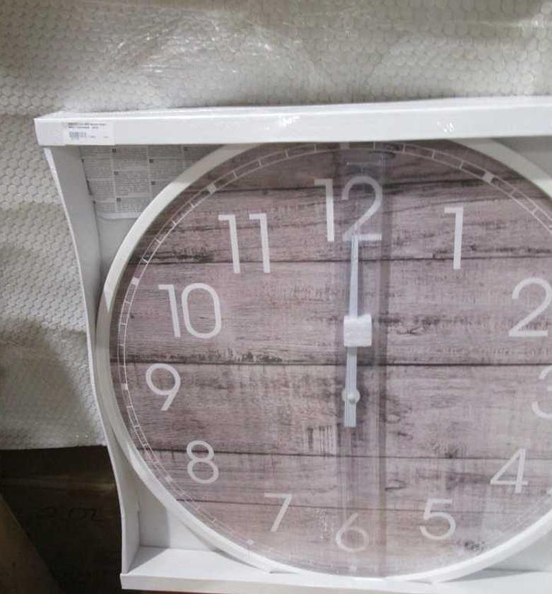 Clock wall mdf wood print image