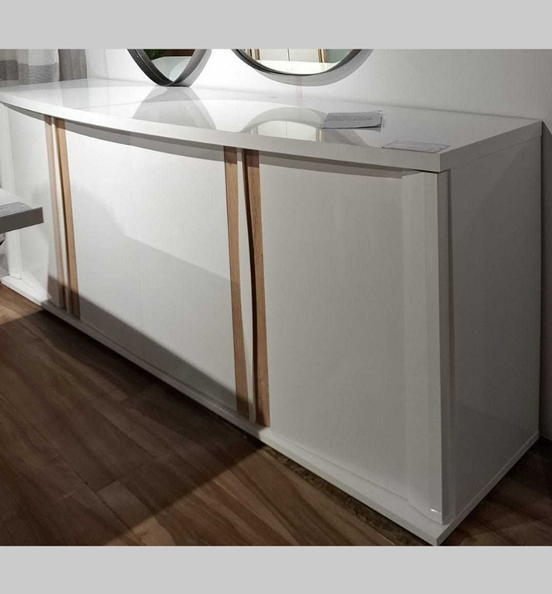 Novara 4-Door LED Buffet Cabinet image