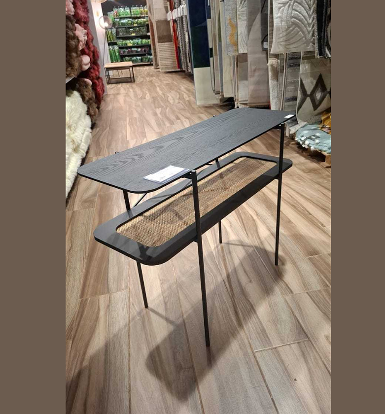 Console mdf veneer, natural image