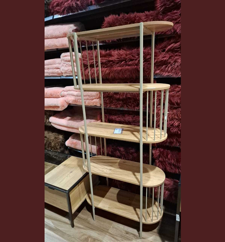 Bookshelf, 5 levels melamine, image