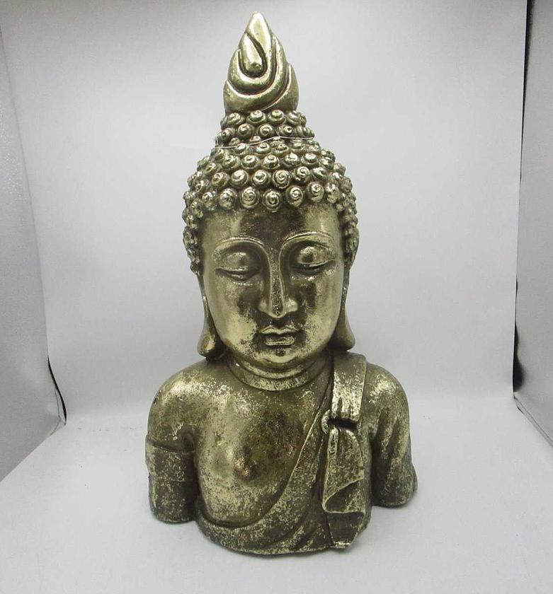 Buddha head mgo 53cm gold image