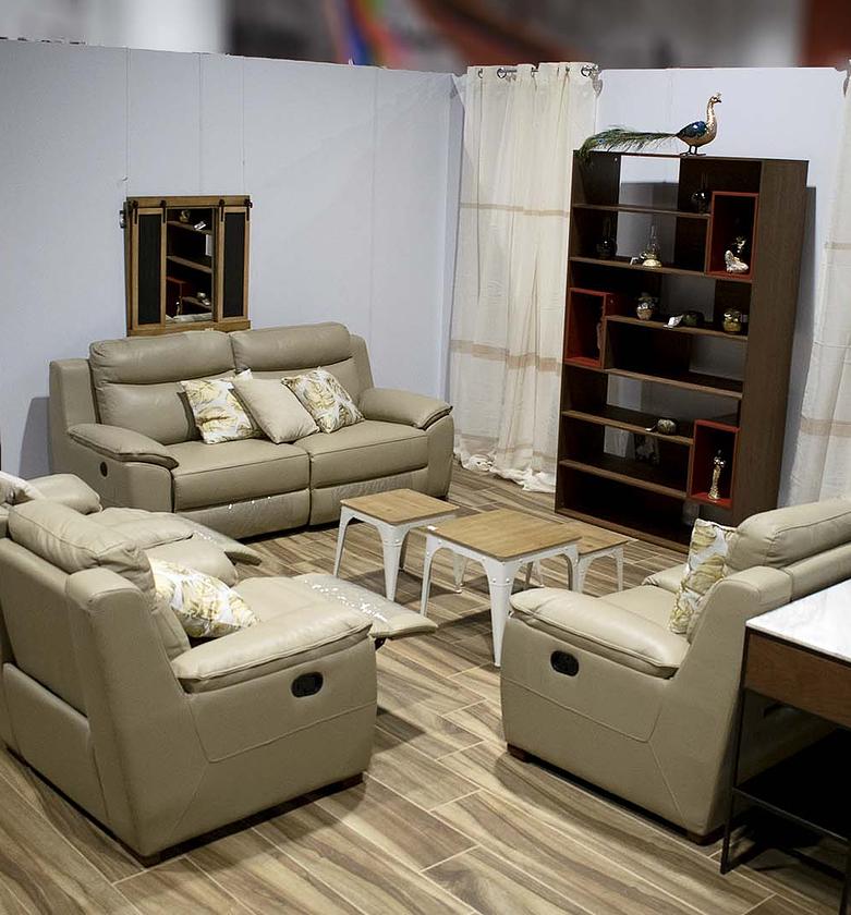 Luxury 3+2+1+1 Leather Sofa Set image