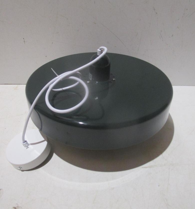 Ceiling light dark green iron image