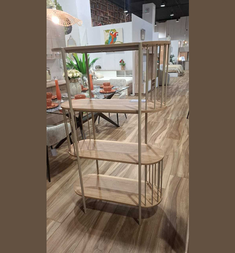 Bookshelf, 4 levels melamine, image