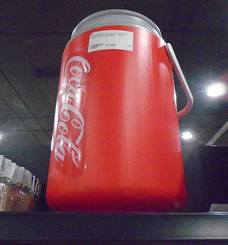 Cooler box red cocacola 30.5*49.5 image