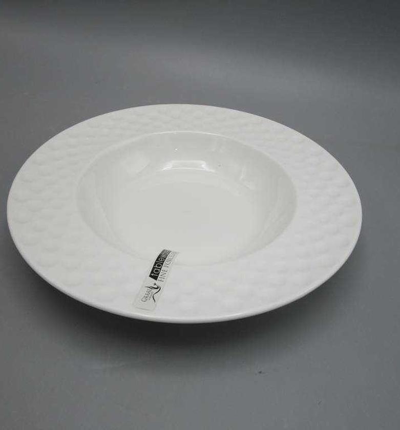 8.5"soup plateD:21.6X4WHI image