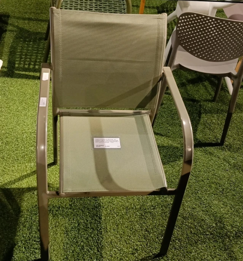 Chair stacking alum sling image