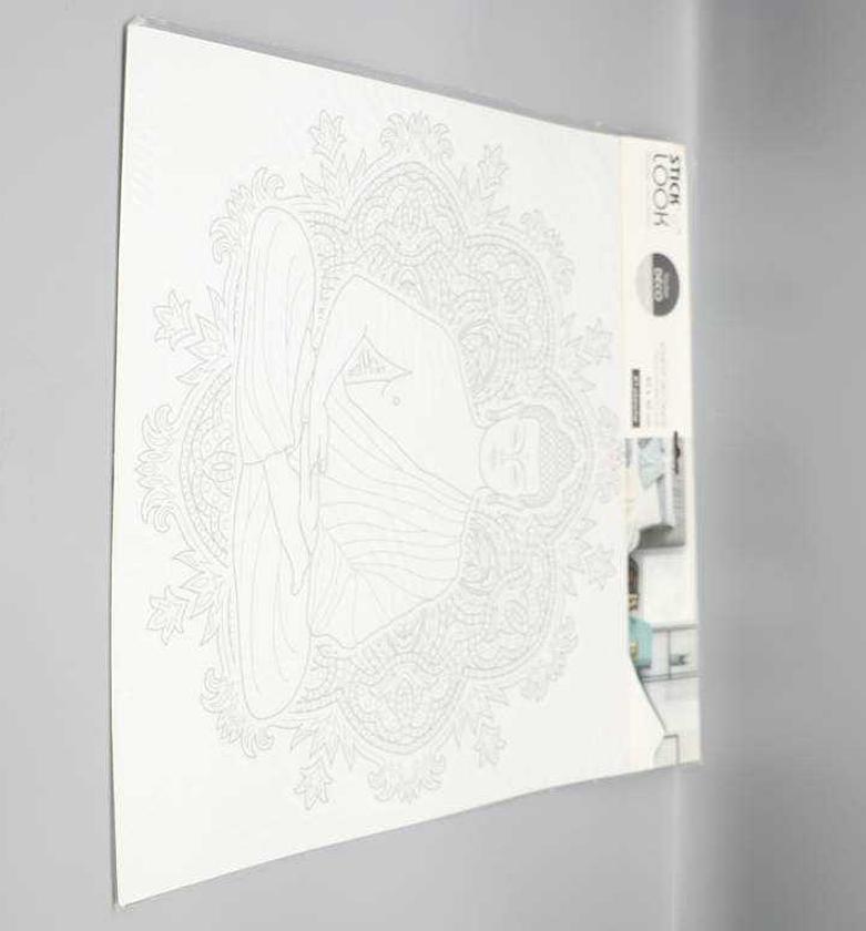 STICKER ILLU 40X40 BOUDDH image