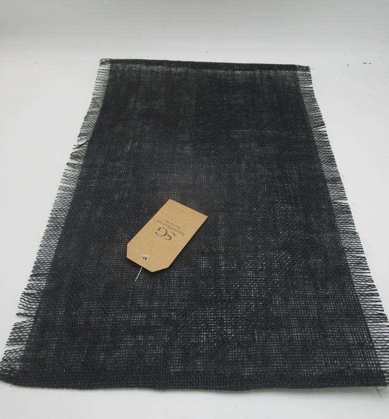 BLACK JUTE PLACEMAT 45X30 image