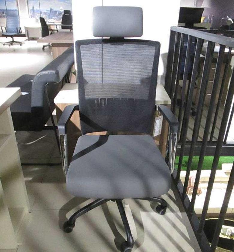 SWIVEL CHAIR, MESH/PU, HI image