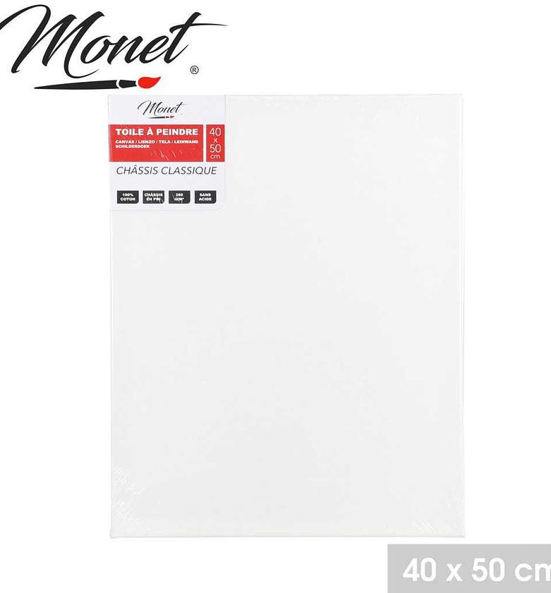 Artist painting canvas 40x50cm image