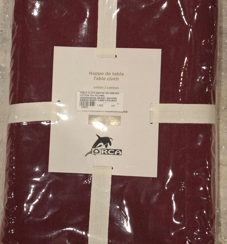 Table cloth 250x150 185 gsm image