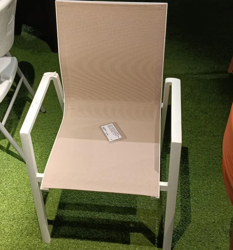 Chair alum sling w/ armrest image