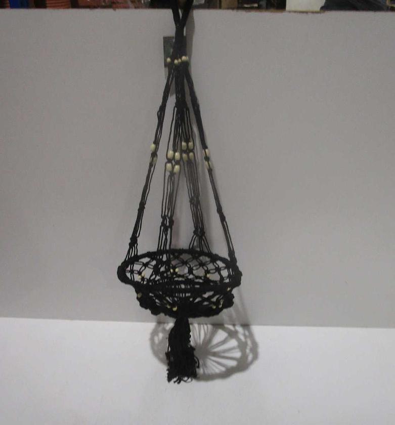 Macrame flower pot holder image