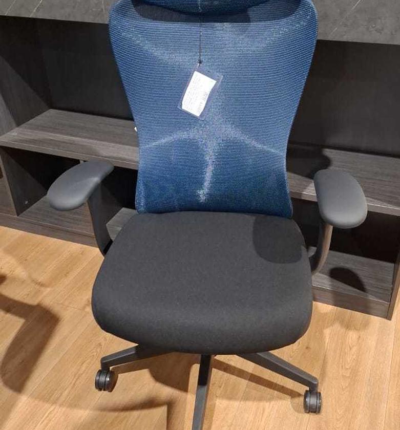 Chair ergonomic blue ,mechanism: image