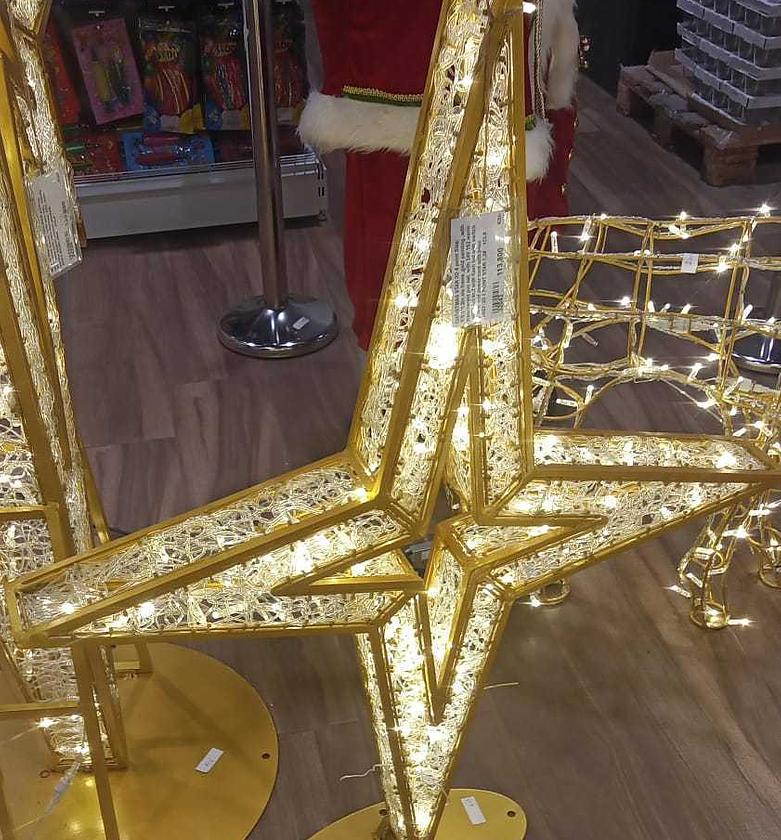 Christmas star 3d 4 point image