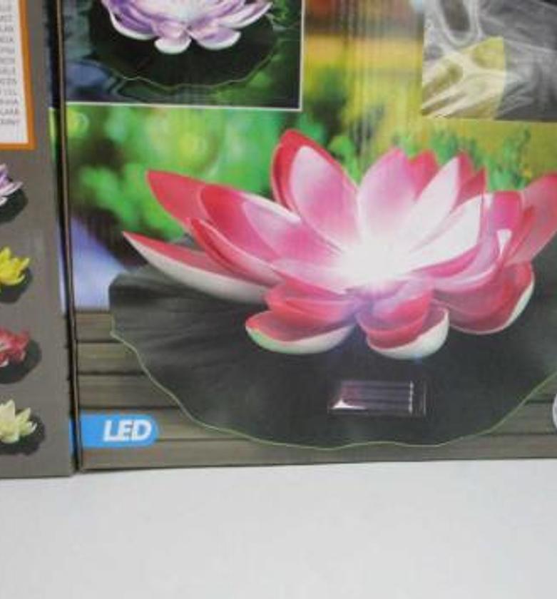 SOLAR LIGHT LOTUS 28CM 4A image