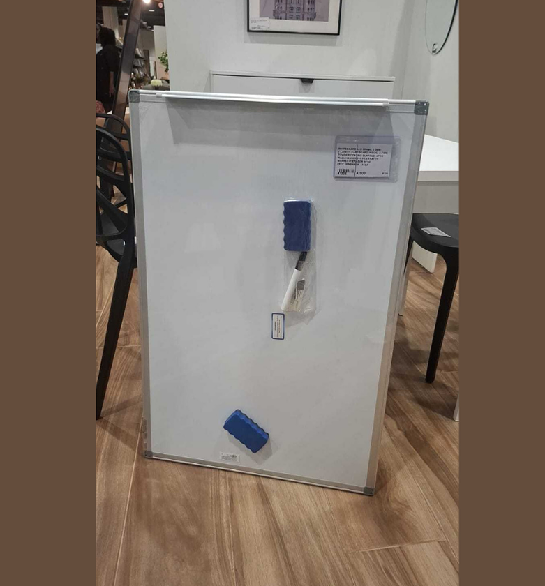 Whiteboard alu frame 0.6mm image