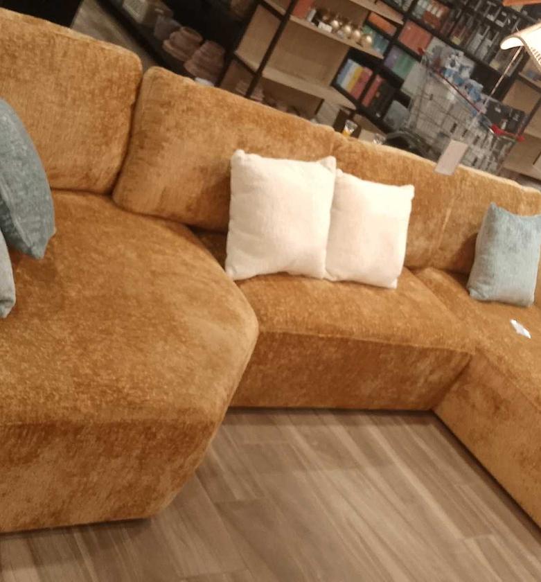 Sofa corner fabric incagold image