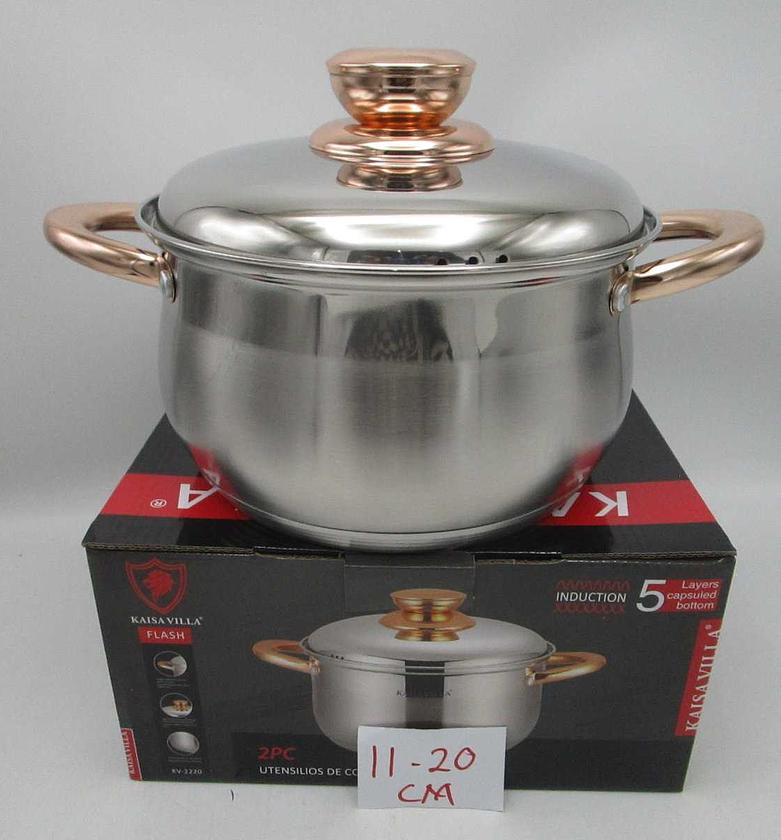Casserole stainless steel 20x11.5 image