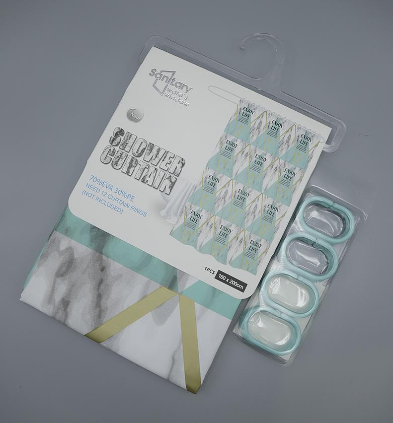 SHOWER CURTAIN180*200MINT image