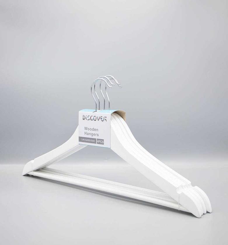 Hanger set of 4 white pieces image