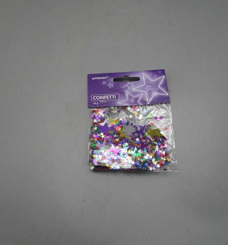 Confetti starburst metall image