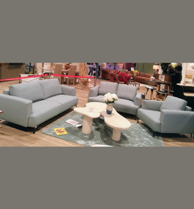 Sofa set 3+2+1 leather pvc image