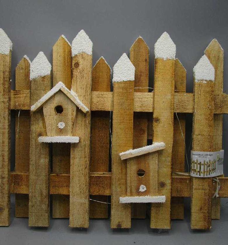 FENCE WITH LED 98X40CM BR image