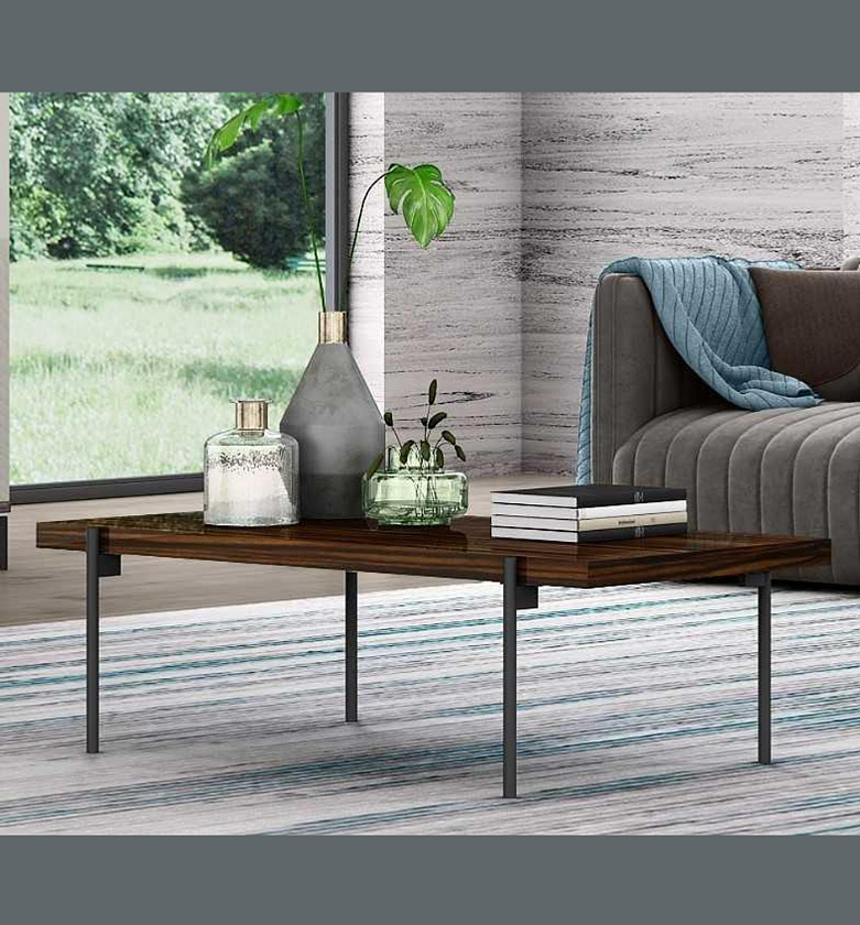 Ebony and Grey Lacquer Coffee Table image