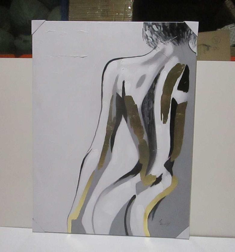 Painting handmade paint without image