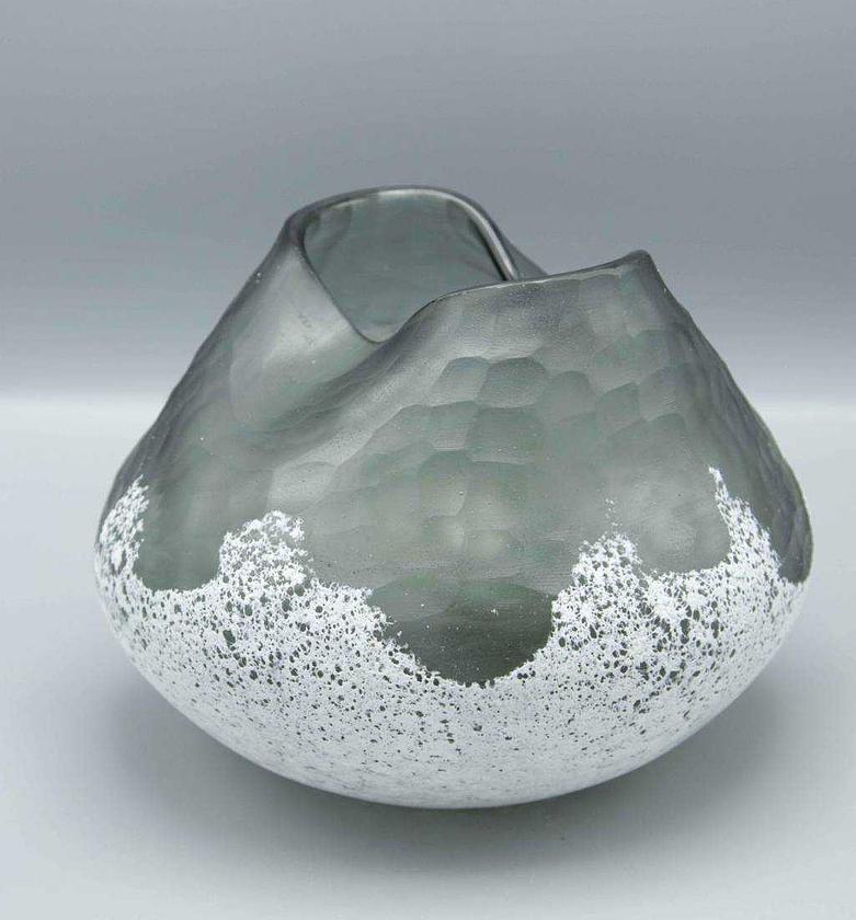 VASE 18CM GREY image