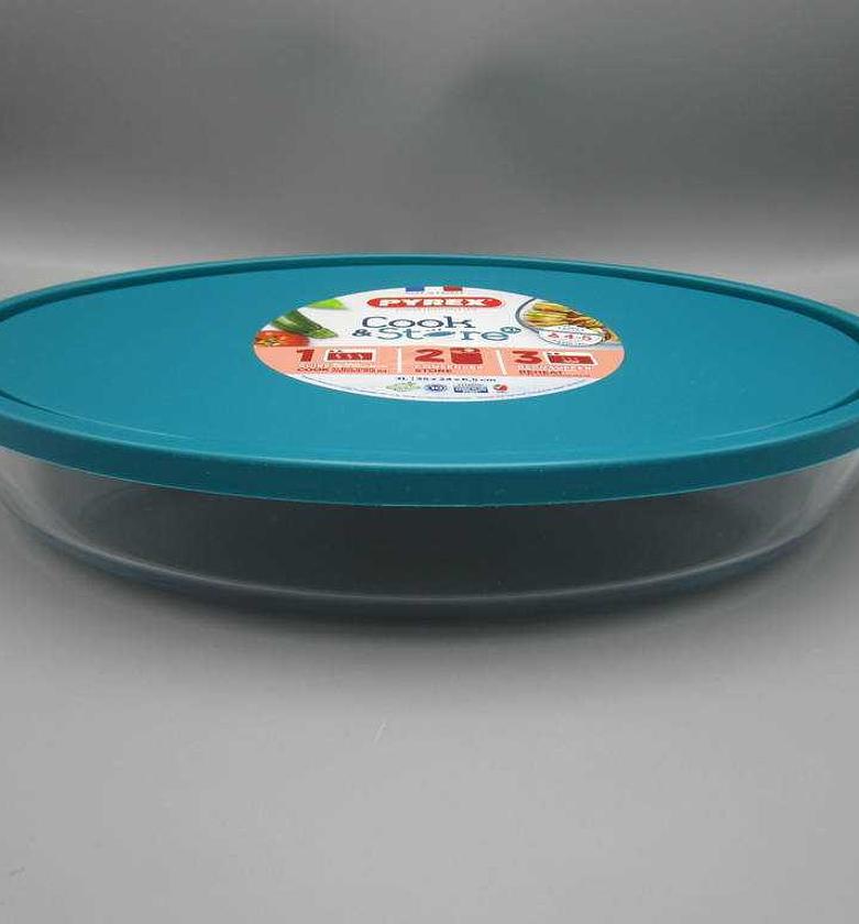 Dish + blue cover plastic image