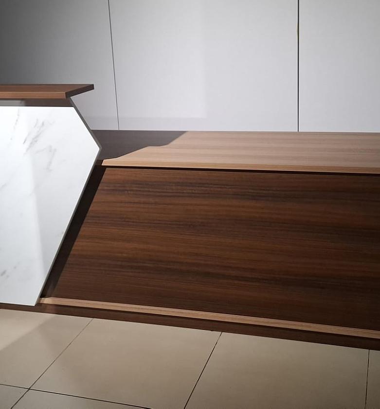 Counter by mfc. gold teakwood image