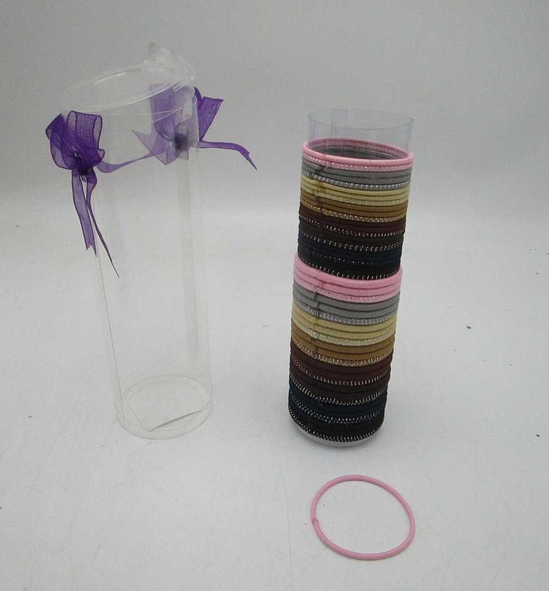 Hair elastics 48pcs 8 clr image