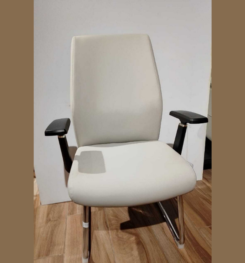 Visitor chair back:dk grey+face: image