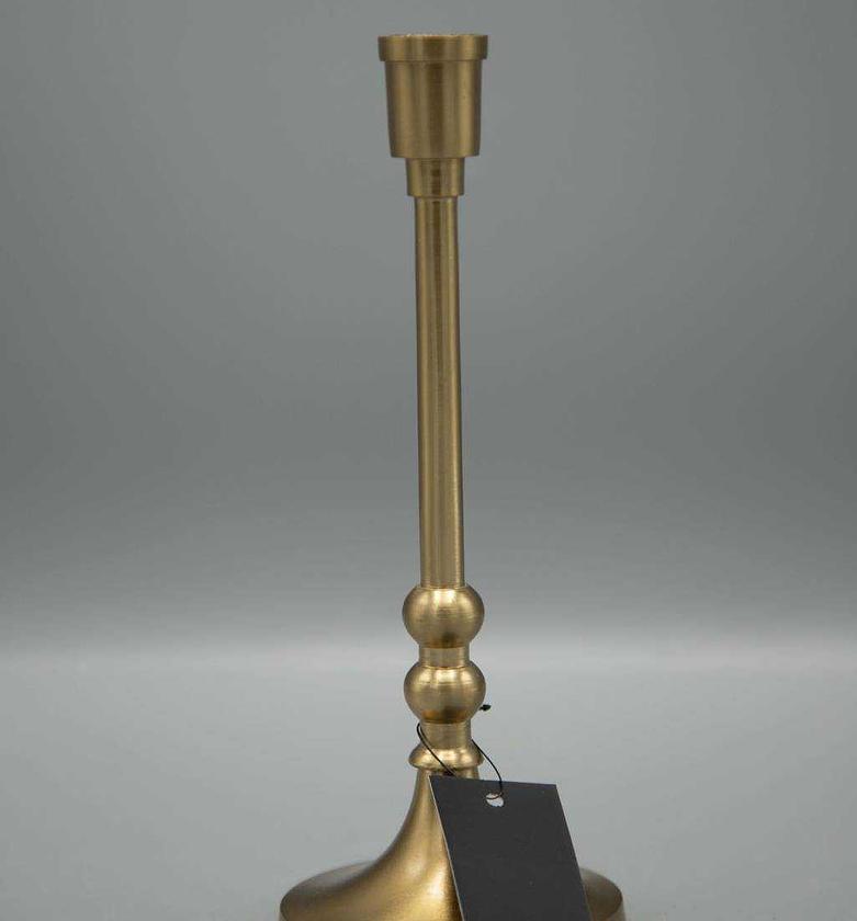 CANDLE HOLDER 23CM GOLD image