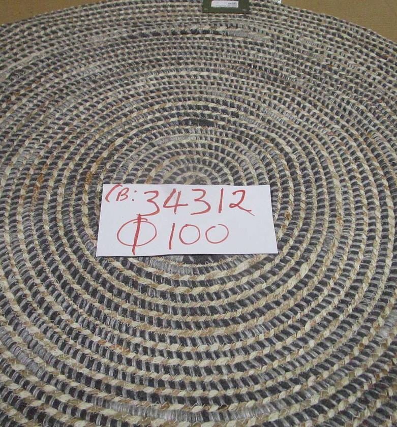 Carpet round pet + jute image