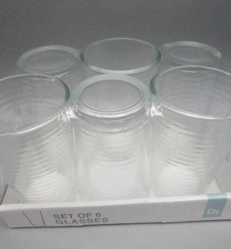 DRINKING GLASS 220ML 6PCS image