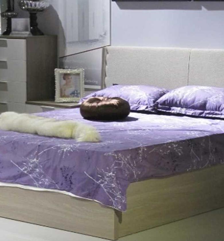 Bed 180x200 cm +2ns+dresser+mirror+stool image