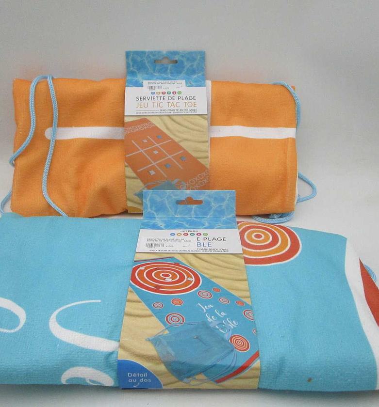 Serviette de plage jeu de image