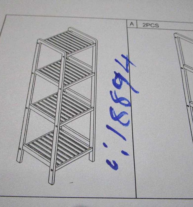 Shelf storage with 4 shelf image