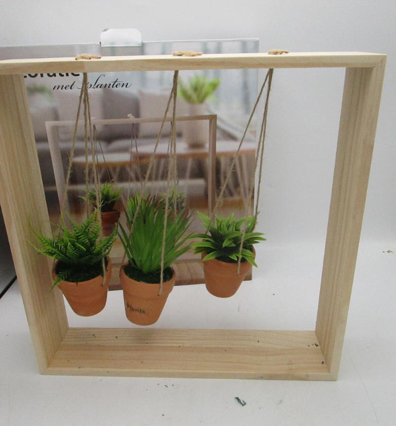 Deco wood 38x38cm with pl image