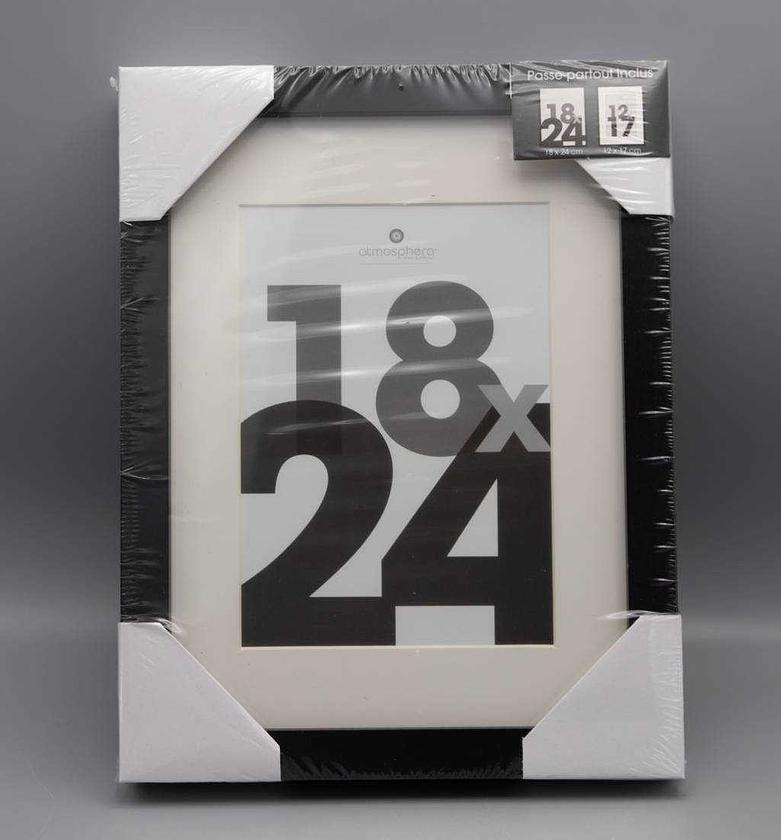Photo frame black 18x24 eva image